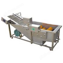 山東愛嘉大型蘿卜清洗機 1.5KW無極調(diào)速電機 高效清洗